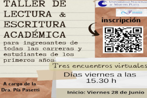 taller de lectura y escritura académica para estudiantes de los primeros años